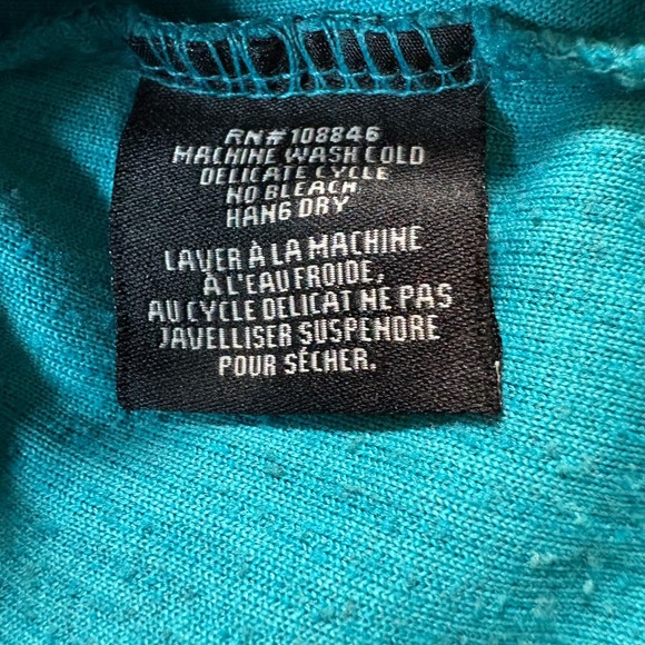 Kuhl Pullover Hoodie Women Size S Teal Ruched Sleeves Ribbed‎ Cowl Neck - Picture 10 of 11